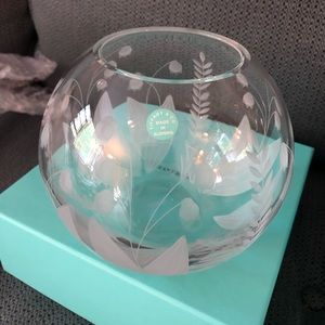 Tiffany & Co. Lily of the Valley rose bowl vase